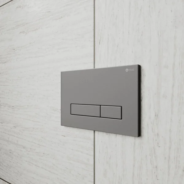 Кнопка смыва Point Меркурий PN44831GM для инсталляции, графит