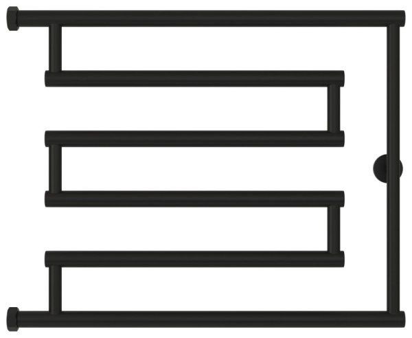 Полотенцесушитель водяной Сунержа High-Tech 31-4052-5065 500x650 черный матовый
