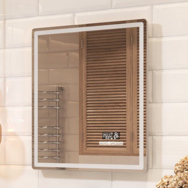 Зеркало VIGO Geometry Media voice 600 (044)