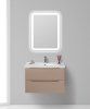 Тумба с раковиной BelBagno Marino MARINO-700-2C-SO-BL-P 70 bianco lucido