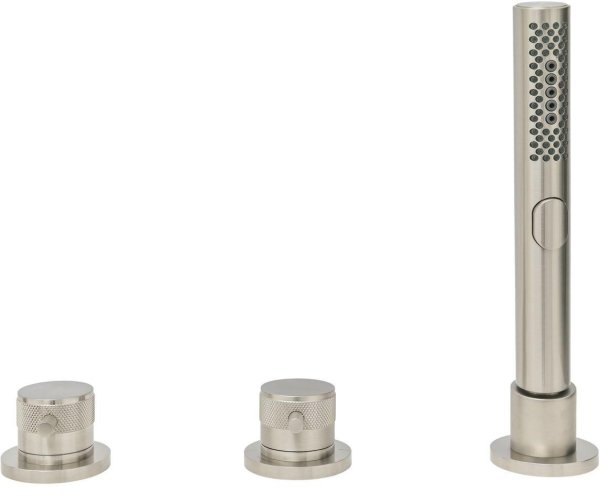 Смеситель на борт ванны Allen Brau Priority 5.AL31FU00QC7-KNBNDC (с внутренней частью) никель браш