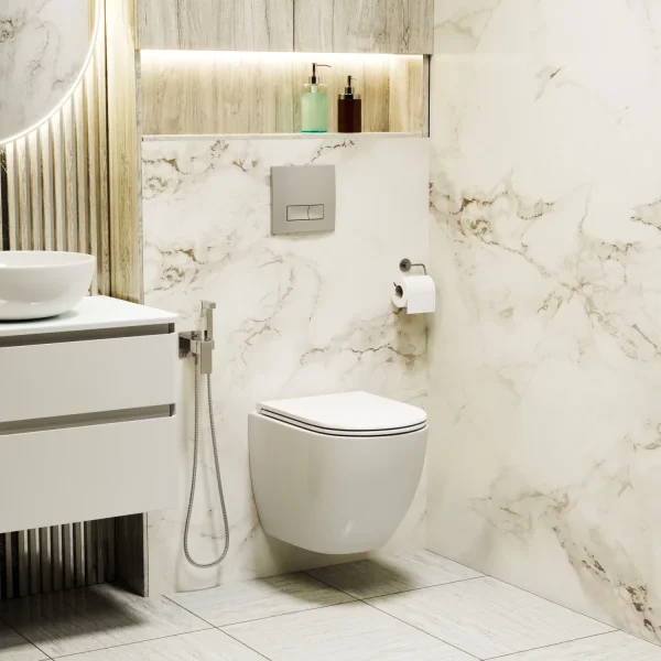 Кнопка смыва Grossman Classic 800.T1.04.110.110 для инсталляции, матовый хром