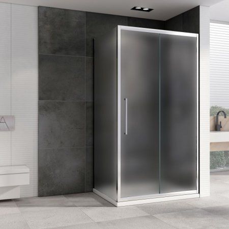 Душевой уголок ABBER Schwarzer Diamant AG30130MH-S60M матовое/хром