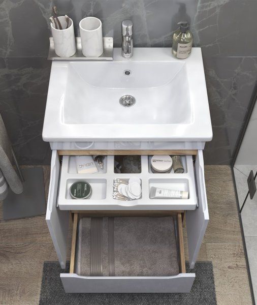 Тумба VIGO Grani 600-2-1 (Элина) дуб золотой (tn.GRI.ELI.60.2D.1Y дуб золотой)