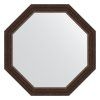 Зеркало Evoform Octagon BY 3988 66x66 палисандр
