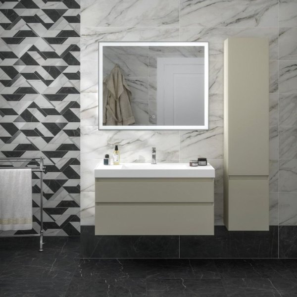 Шкаф-пенал Kerama Marazzi Cubo CUB.165Rh\LIM 35 правый, лимо матовый