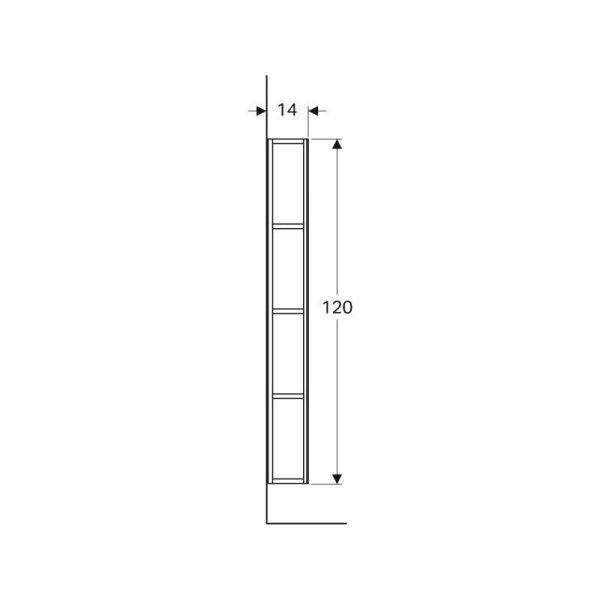 Шкаф-пенал Geberit iCon 840028000 белый