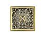 Трап Bronze de Luxe горизонт выход, комбинированный затвор, дизайн-решетка Узоры (21962-5602)