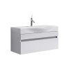 Тумба под раковину Aqwella 5 stars Bergamo Ber.01.10/W 100 подвесная белая