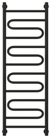 Полотенцесушитель водяной Сунержа Элегия+ 31-0205-1240 1200x400 черный матовый