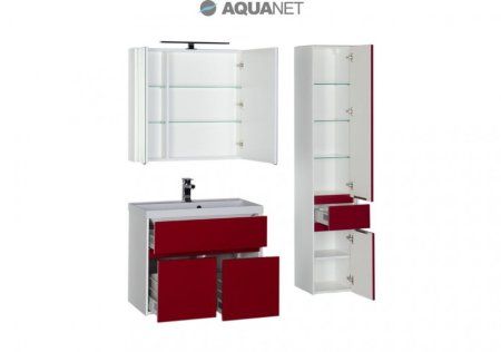 Мебель для ванной Aquanet Латина 00179932 90 бордо