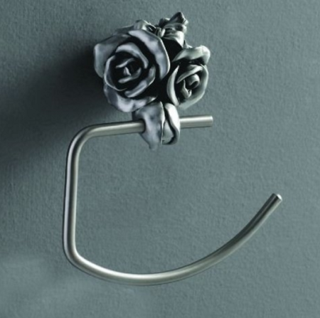 Полотенцедержатель Art&Max Rose AM-0916-T серебро