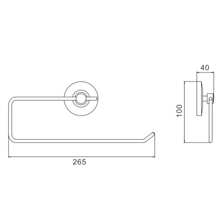 Держатель Savol для бумажных полотенец (S-L07152)