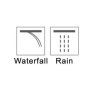 Верхний душ RGW Shower Panels 21140274-01 хром
