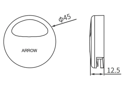 Система смыва писсуара ARROW AG7102A, питание от сети 220В, белый