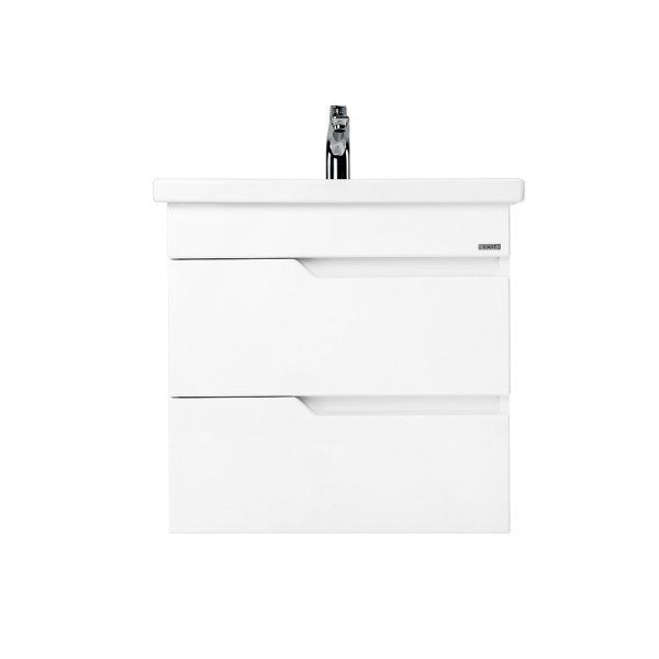 Тумба VIANT "Куба" COMO 60 2 ящика подвесная белая 430х560х560 (VKUB60CO-T2YP)