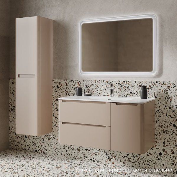 Тумба подвесная, 100 см, капучино, Edifice, IDDIS, EDPZI1LA0CPL0iYK95TJ подходит умыв. 0101000i28