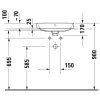 Тумба под раковину Duravit Happy D.2 Plus HP496009292 65 каменно-серый лак