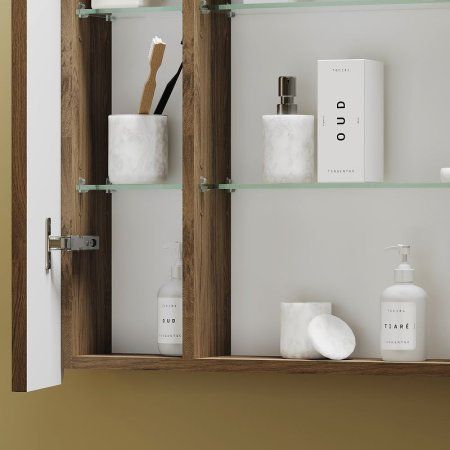 Шкаф-зеркало Sancos Mirror MI80ECH 80 дуб чарльстон