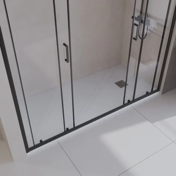 Душевой поддон BelBagno Uno TRAY-MR-UNO-AH-120/90-35-W-CR 120x90 см, из литьевого мрамора, прямоугольный, белый