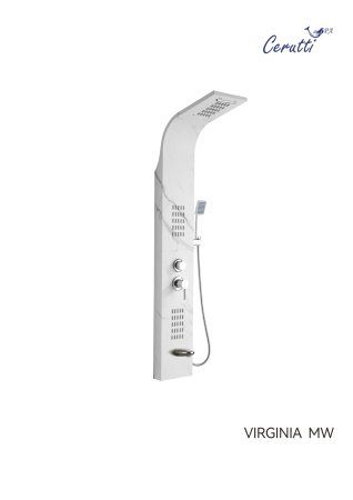 Панель VIRGINIA MW душевая Ceruttispa CT9982