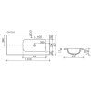 Раковина Ceramica Nova Element CN7015 102x47x15 белый
