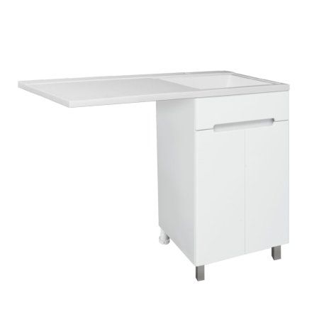 Тумба Runo Парма 60 под умывальник Гамма 120 лайт левое/правое крыло + кронштейн (00-00004160)