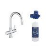 Смеситель Grohe Blue Pure 119711 для кухонной мойки с функцией фильтрации воды, хром