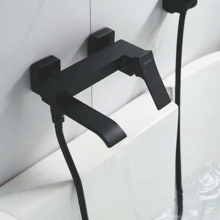 Смеситель для ванны Shevanik S40 S4JL00CZ2HSY черный