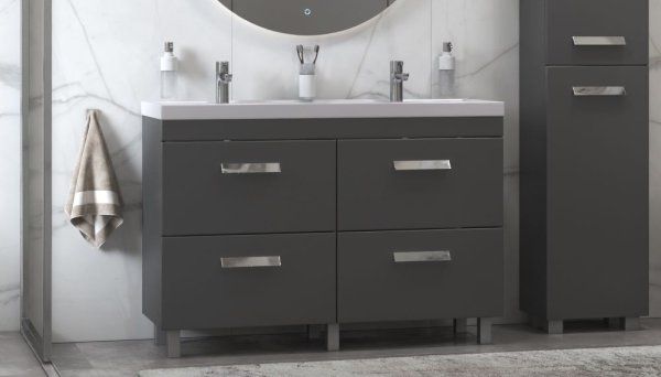 Тумба напольная Velvex Orlando 120, серый (tn.ORL.CLA.120.4Y графит)