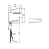 Смесители для раковины Damixa Merkur 400210300, Черный