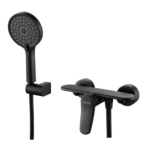 Смеситель  для душа Shevanik S4OR71TI6HSG, Черный