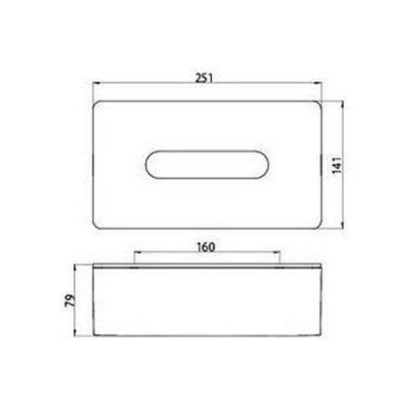 Контейнер для салфеток Emco Loft 0557 001 00