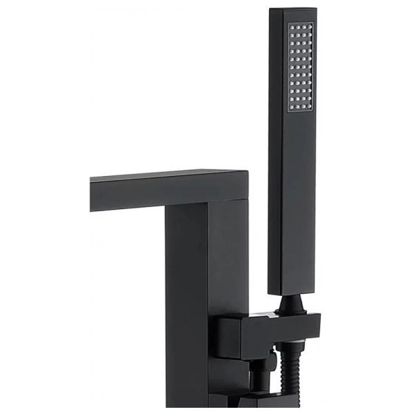 Смеситель напольный для ванны Groсenberg GB800BL, черный