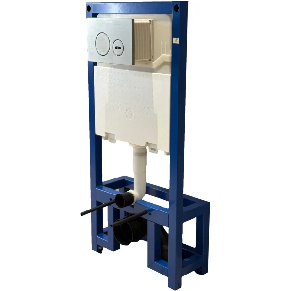 Инсталляция для унитаза Arrow M6011-ZLQ под сенсорно-механическую кнопку, отдельностоящая