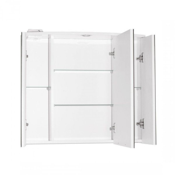 Зеркальный шкаф Style Line "Жасмин 2 800/С", Люкс белый Style Line ЛС-000010036, Белый