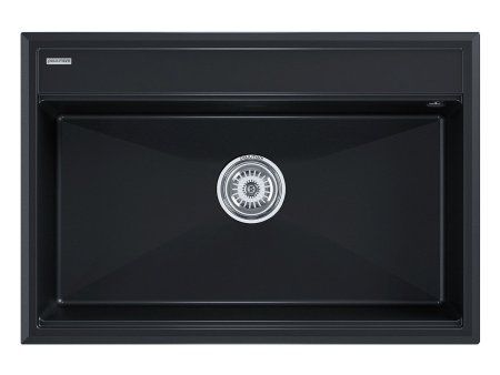 Мойка для кухни кварц Paulmark STEPIA PM117551-BLM,  черный металлик
