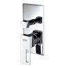 Смеситель для ванны и душа WasserKRAFT Alme 1500 1541 хром