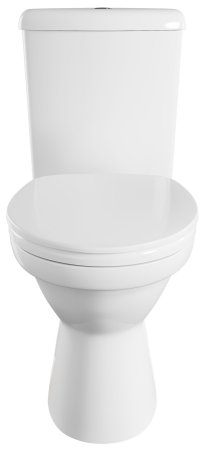 Унитаз-компакт угловой Norm Wenkel 360х770х805, сиденье термопласт с микролифтом, белый (9854B099-7200)