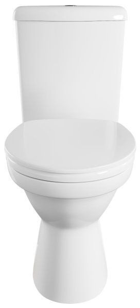 Унитаз-компакт угловой Norm Wenkel 360х770х805, сиденье термопласт с микролифтом, белый (9854B099-7200)