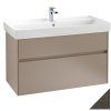 Тумба с раковиной Villeroy & Boch Collaro C011L0FQ 95 oak graphite