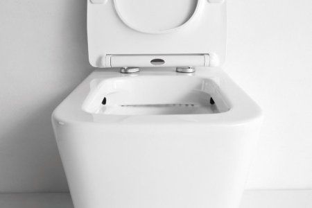 Унитаз приставной CeramaLux 3170, Бело-Глянцевый