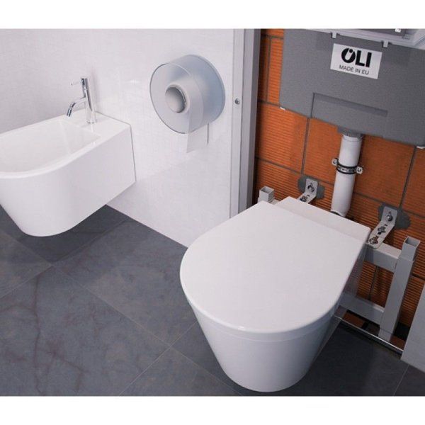 Система инсталляции OLI 120 ECO Sanitarblock 714001 для подвесного унитаза