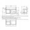 Мебель для ванной Villeroy & Boch Finion F030MTGF 100 белый глянцевый
