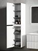 Шкаф-пенал SANCOS Snob R подвесной Bianco, 350х350х1650 мм,  PSNR35W