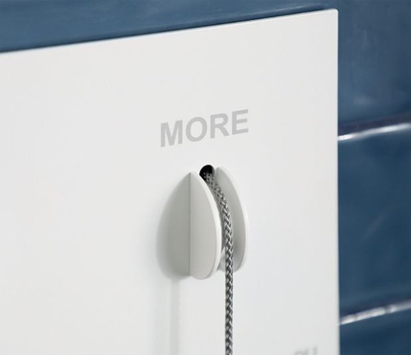 Кнопка смыва Oli Less is More 883526 с веревочками, белый