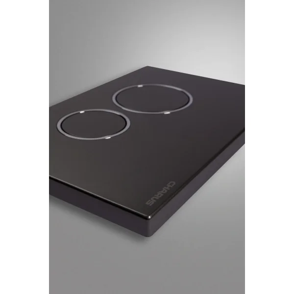 Кнопка смыва Charus Spazio FP.330.GRP.01 для инсталляции, графит матовый/хром/графит матовый