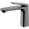 Смеситель для раковины AQUAme Imola AQM6710GM, без донного клапана, Серый матовый