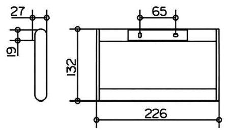 Полотенцедержатель Keuco Plan 14921 хром