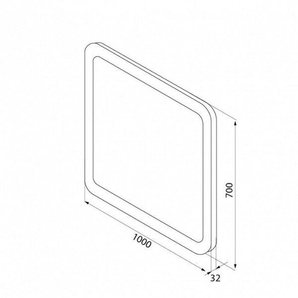 Зеркало IDDIS Edifice 100 (EDAAI1PR00JF0iHW98HQ)